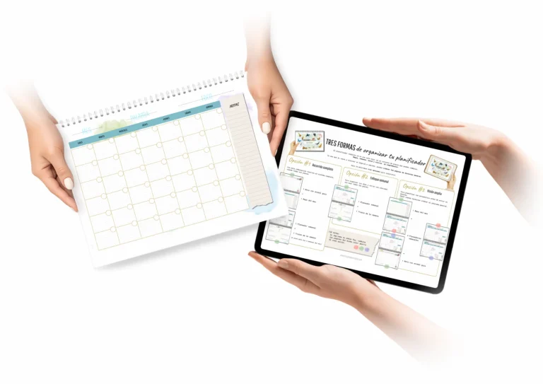 herramienta de planificación mensual y semanal con distintas formas de uso